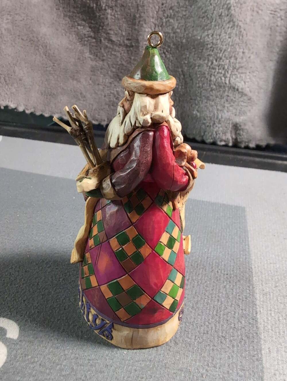 Jim Shore Santa Naughty Nice 2 sided Christmas Ornament Heartwood Creek 4005789